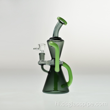 14 मिमी कटोरे के सामान में नई डिजाइन मिनी डीएबी तेल रिग ग्लास बीकर धूम्रपान पानी के पाइप